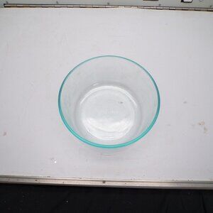 Pyrex Clear Glass Round Serving Bowl Transparent Mixing Kitchen Cookware Dish